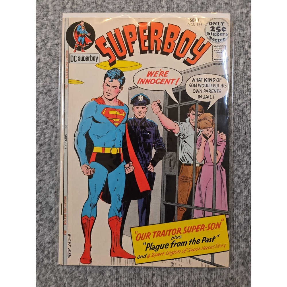 Superboy #177 - Legion Of Super-Heroes DC Comics 1971 - VF/8.0